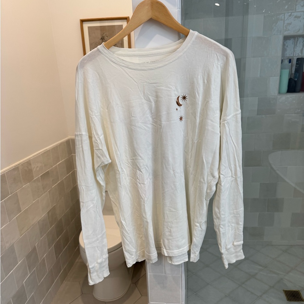 Spiritual Gangster White Long Sleeve Shirt